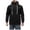 Black, variant on YIWULA Big and Tall Hoodies for Men Quarter Zip up Tactical Pullover Fall Winter Hooded Sweatshirt with Pockets(3XL,Navy)