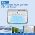 thumbnail image 2 of 14,000 BTU Portable Air Conditioner, 4-in-1 Mobile AC with Dehumidifier, Fan, Sleep Mode, 24H Timer, Remote, Window Kit – For Up to 850 Sq.Ft, 2 of 7