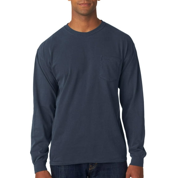 Comfort Colors Adult Long Sleeve Pocket Tee