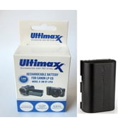 2-Pcs Super Hi Capacity LP-E6 Lithium Ion Battery for Canon LP-E6