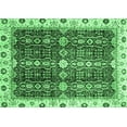 thumbnail image 1 of Ahgly Company Indoor Rectangle Oriental Emerald Green Traditional Area Rugs, 8' x 12', 1 of 4