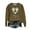 Brown, variant on Visit the JURANMO Store Hoodless Sweatshirts Women Snowflake Graphic Long Sleeve Crew Neck Pullover Sweatshirt Regular Fit Casual Tops Christmas Clothes Green S