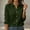 Army Green, variant on Aueoeo Womens Fashion Shirt Casual Long Sleeve Laple Collar Blouse Loose Fits Work Lightweight Tops