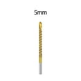 thumbnail image 2 of Hss Drill Bit Spiral Screw Metric Composite Tap for Wood Cutting Drilling 5Mm, 2 of 8