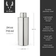 thumbnail image 4 of Viski Element Stainless Steel Cocktail Shaker, Home Bar Gifts, 24oz, Silver, 4 of 8