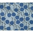 thumbnail image 4 of oneOone Cotton Flex Blue Fabric Leaves & Rose Floral Sewing Material Print Fabric By The Yard 40 Inch Wide, 4 of 4