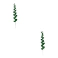 thumbnail image 3 of Ounissouiy 12 Uds. ABS elegancia boda hojas artificiales para decoración de jardín decoración para fiesta de boda plantas verde oscuro-sólido Verde oscuro-Sólido 2Conjunto, 3 of 6