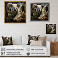 thumbnail image 4 of Designart "Cute Koala from Australia I" Animals Framed Wall Art - Traditional Green Koala Entryway Framed Wall Art Print, 4 of 6