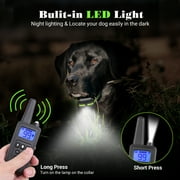 BEBANG Dog Training Collars, Dog Shock Collar with Remote 2600FT, Beep Vibration Shock Modes , Waterproof, LED Light, Perfect for Training Small Medium Large Dogs
