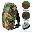thumbnail image 3 of Unique Bargains 8-15L Waterproof Rucksack Cover, Backpack Rain Cover, XS, Green Camo, 3 of 5