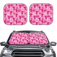 thumbnail image 2 of Yiaed Poodle Dog Print Car Front Windshield Sun Shade,Foldable Anti-UV Car Sunshade for Front Window for Most Vehicles-Large, 2 of 5