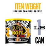 Lubricant Grease Superkote 2000 Multipurpose / Lithium Complex / Lubricant /EP/ High Temp / Automotive / Construction / Industry / White / 1lb
