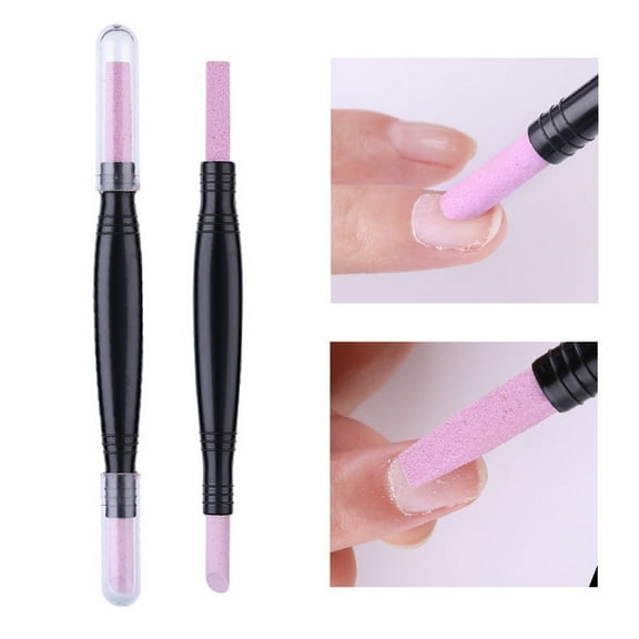 WRITWAA Cuticle Stick Pen Multi Color Nail Scrub for Art and Polishing 3Pcs