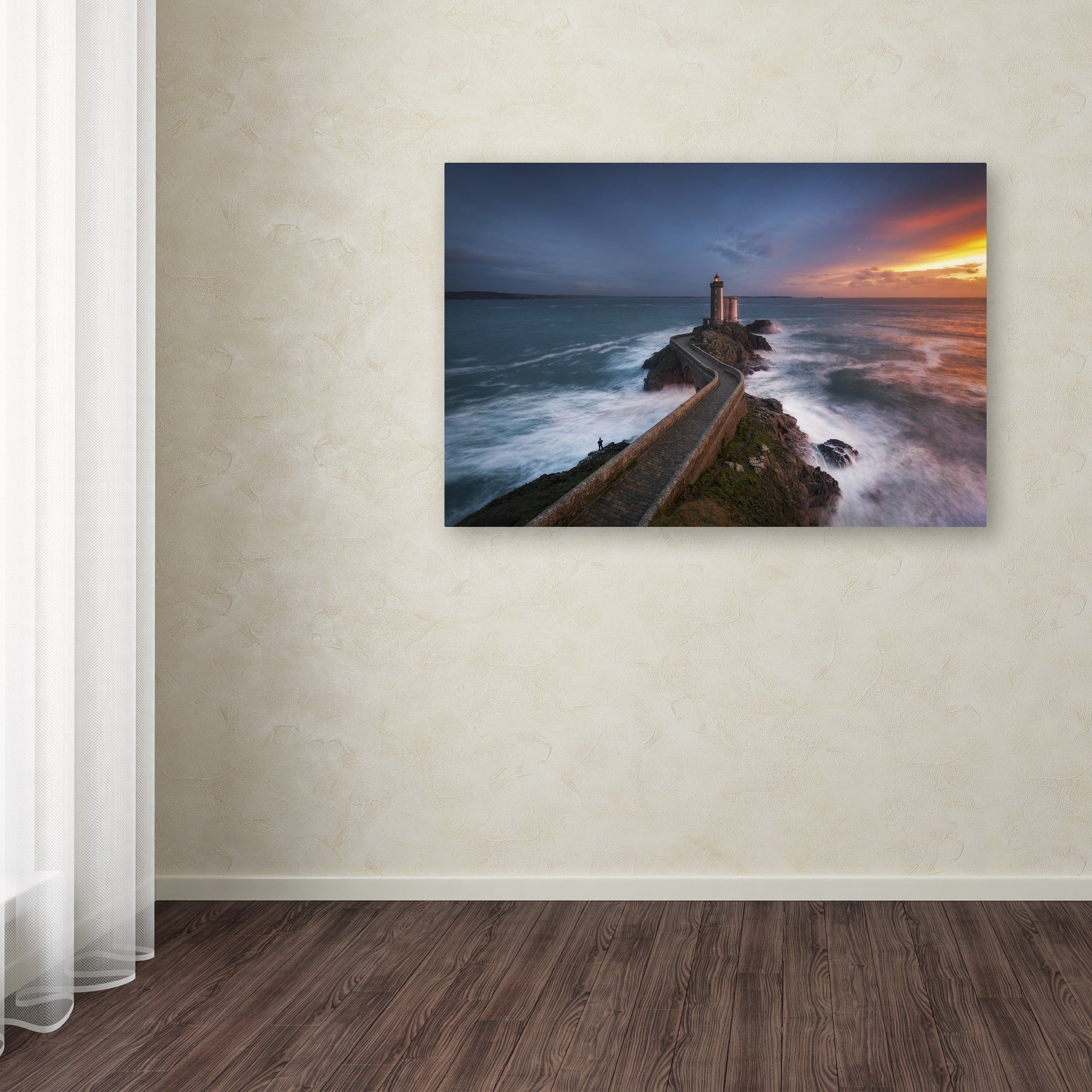 Trademark Fine Art "Red of Pleasure" Canvas Art by Mathieu Rivrin