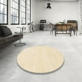 thumbnail image 3 of Ahgly Company Indoor Square Abstract Deep Peach Orange Solid Area Rugs, 4' Square, 3 of 6