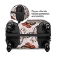 thumbnail image 2 of Lsque Vintage flowers Printed Luggage Cover, Travel Luggage Protector,Scratch and Dirt Resistant, Fits 18-32 Inch Luggage-Small, 2 of 7