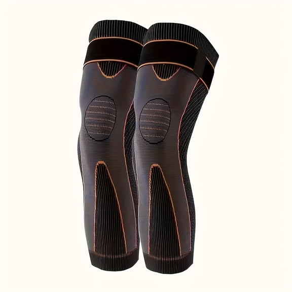 2pcs Full Leg Sleeves Long Compression Leg Sleeve Knee Sleeves Protect Leg, for Man Women Basketball, Arthritis Cycling Sport