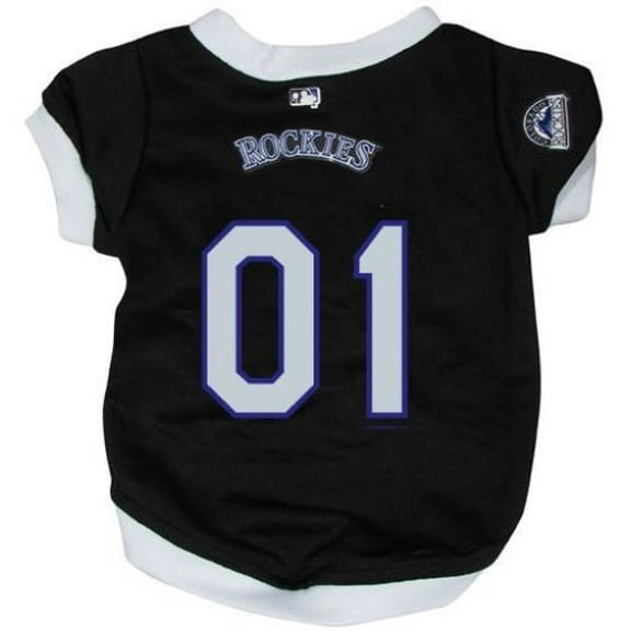 NO TAG SPECIAL: Colorado Baseball Rockies Extra Large XL Mesh Pet Dog Jersey 16-18 inch Neck