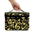 thumbnail image 3 of HELLHERO Musical Note Pattern Travel Cosmetic Case Travel Makeup Bags Female Space-Efficient, 3 of 6