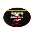 thumbnail image 6 of Wooowa 48Inch L-Size Plush Christmas Tree Skirts, Festive Party Scene Decorative Tree Base Aprons, 6 of 6