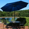 thumbnail image 6 of Sunnydaze 93.5" Pacific Blue Solid Octagon Market Umbrella, 6 of 9