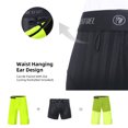 thumbnail image 3 of Men's Padded Bike Shorts Breathable Quick-Drying Elastic Comfort For Long-Distance, 3 of 8