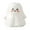 A, variant on YIKA Halloween Decoration Cute Ghost Ceramic Flower Vase White Decorative Planter With Face Modern Decor For Fresh Flowers Nursery Room Halloween Ornaments
