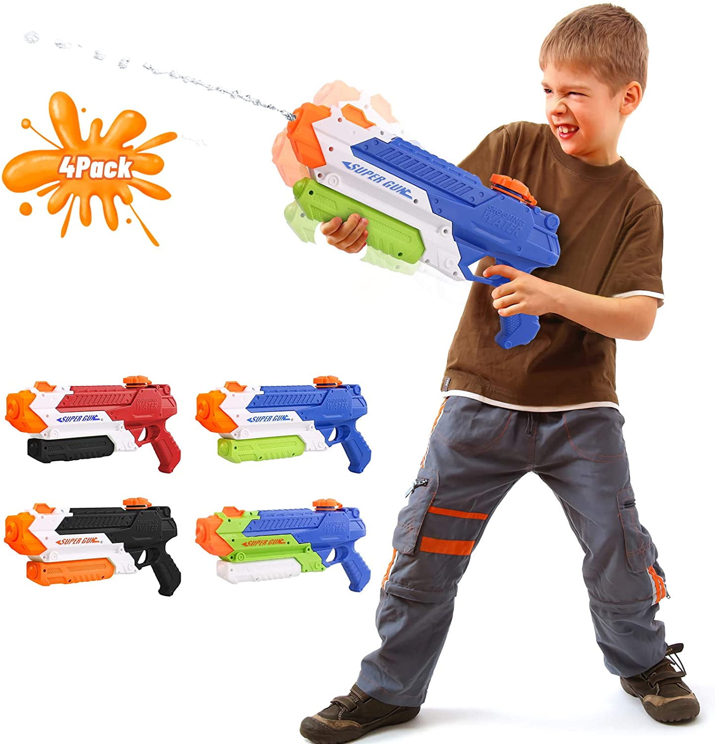 Water Guns for Kids Adults 900 CC Super Water Soaker Long Range