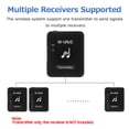 thumbnail image 4 of M-VAVE WP-10 2.4GHz Wireless Ear Back Rechargeable Emitter of Wireless Earphone Monitor Transmission System, 4 of 7