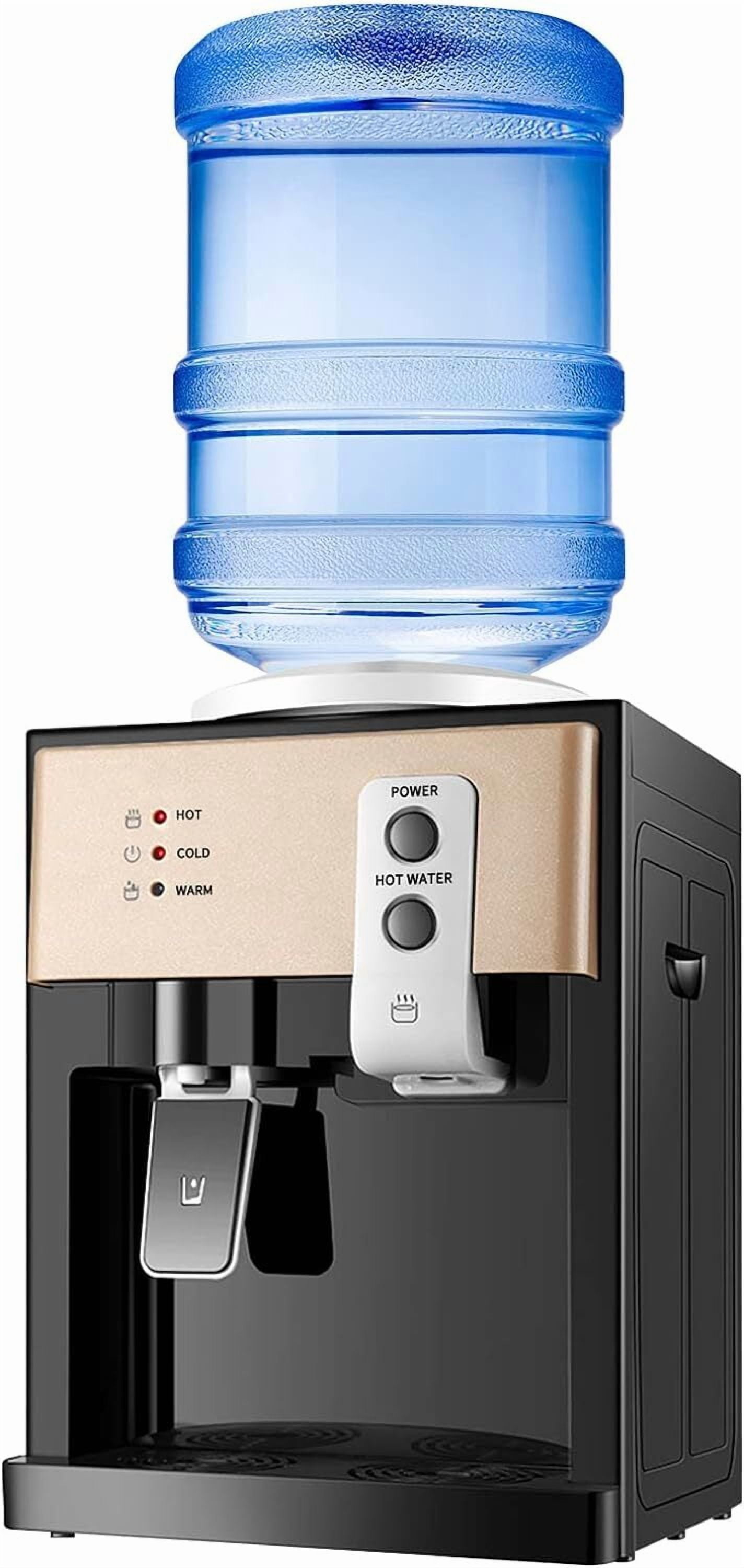 PEAKORALoading Small Water Cooler Dispenser 5-Gallon Cold and Hot Water Dispenser Top