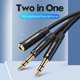 thumbnail image 3 of Cable de Audio Vention 3.5mm Mic/audio A Auxiliar Audifono 30cm, 3 of 9