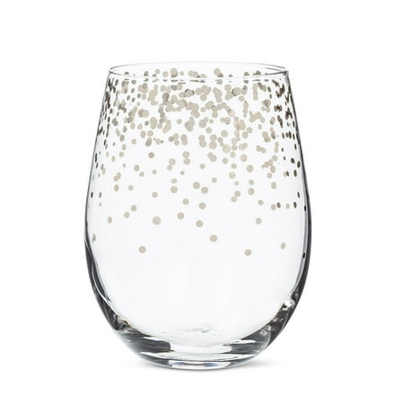 

Set of 1 Confetti Stemless Wine Glass