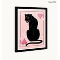 thumbnail image 3 of Wynwood Studio Prints Mystic Prints 15" x 21", Black Frame, Pink Heart Queen Noir, 3 of 6