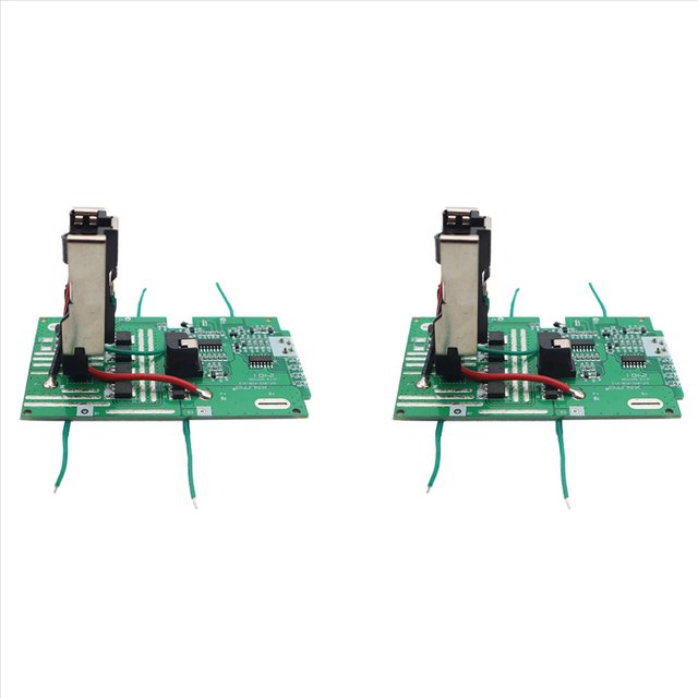 2X Placa de Circuito de Protección de Carga de Batería de Iones de Litio PCB para Batería de Herramienta Eléctrica 18V P103 P118 BPL-1815 1820G ONE+