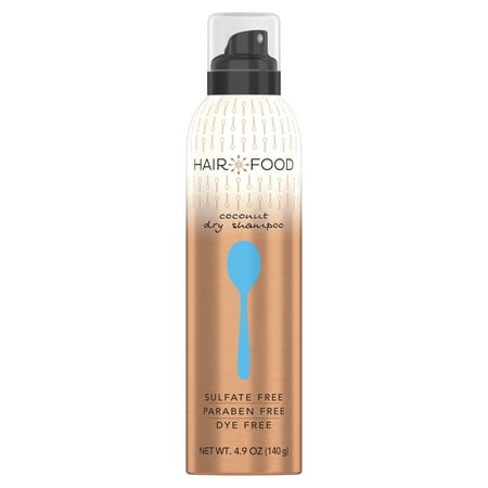 Hair Food Coconut Sulfate Free Dry Shampoo, 4.9 oz, Dye Free