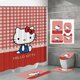 thumbnail image 1 of Fabricantes de fuentes de comercio electrónico transfronterizo Impresión digital 3D Cortina de ducha de baño de poliéster impermeable Hello Kitty Serie 3 fabricantes directos, 1 of 5