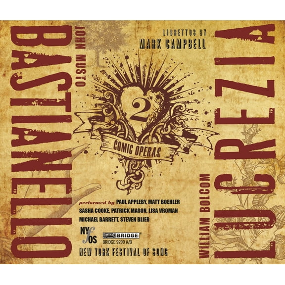 New York Festival of Song - Two New Comic Operas - Music & Performance - CD