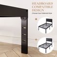thumbnail image 5 of Merrland 12 Inch Twin Size Metal Platform Bed Frame, Heavy-Duty, Under-Bed Storage Space, Easy Assembly, Headboard Compatible, Black, 5 of 9