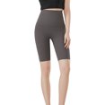 thumbnail image 3 of Gibobby Yoga pants cortos mujer Pantalones de equitación de polainas para mujer Primavera y verano Ropa exterior Pantalones de yoga ajustados(Gris oscuro,G), 3 of 5