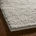 thumbnail image 3 of TOWN & COUNTRY TERRA Olea Bubble Texture Handcrafted 100% Wool Area Rug, Brown, 5'x7’, 3 of 9