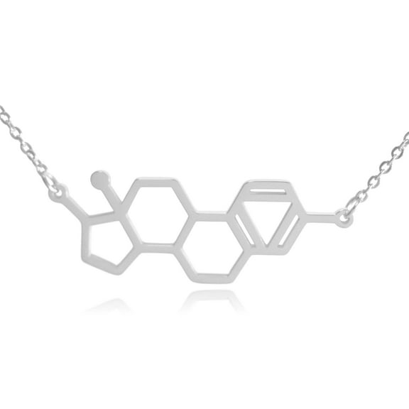 Estrogen Molecule Necklace | Clayton Jewelry Labs