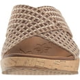 thumbnail image 6 of Skechers Beverlee-Delighted Wedge Sandals for Women, Boho Chic Style Cross Strap Slide, 6 of 7