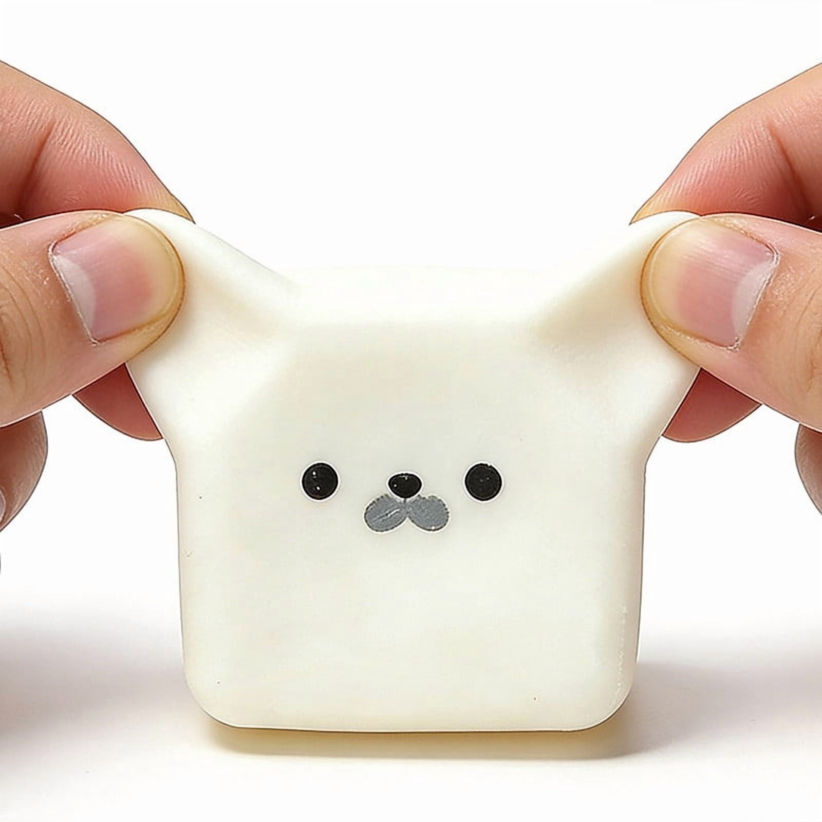 MOAOASPER Kawaii Fidget Toy, Slow Rebound Stress Relief Squeeze Toy, Multi-Use Sensory Toy for School Work, Novelty Gift for All Ages
