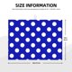 thumbnail image 2 of Fotbe Blue And White Polka Dot Alfombrilla de Secado para Cocina con Estampado, 18x24 Pulgadas, 2 of 7