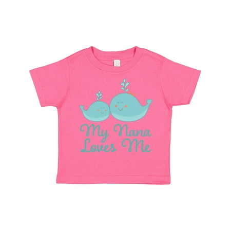 

Inktastic My Nana Loves Me Gift Toddler Boy or Toddler Girl T-Shirt