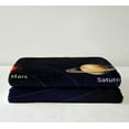 thumbnail image 3 of Solar System Throw Blanket for Boys Girls Outer Space Blanket Universe Themed Fleece Blanket, Space Planet The Earth Fuzzy Blanket for Teens Kids Galaxy Starry Sky Sherpa Blanket 50“x60", 3 of 6