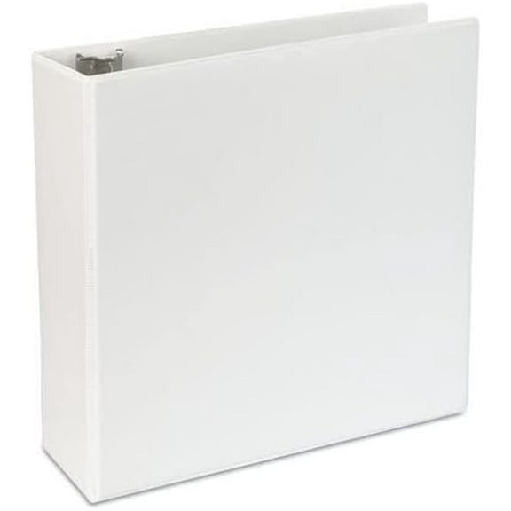 UNV20994 4 in. Capacity 11 in. x 8.5 in. 3-Slant-Ring View Binder - White
