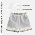 thumbnail image 3 of FORMRS Boys Swim Trunks Quick Dry Mesh Lining Beach Boardshorts, Sizes XS-XL, Cartoon Dog Reading Pattern, 3 of 7