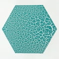 thumbnail image 6 of GDF Studio Elliot Indoor/Outdoor Transitional 14 Inch Iron Sunburst Side Table, Crackle Teal, 6 of 8