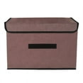 thumbnail image 1 of Boîtes de Rangement Pliables avec Couvercles en Tissu Lavable, 1 of 7